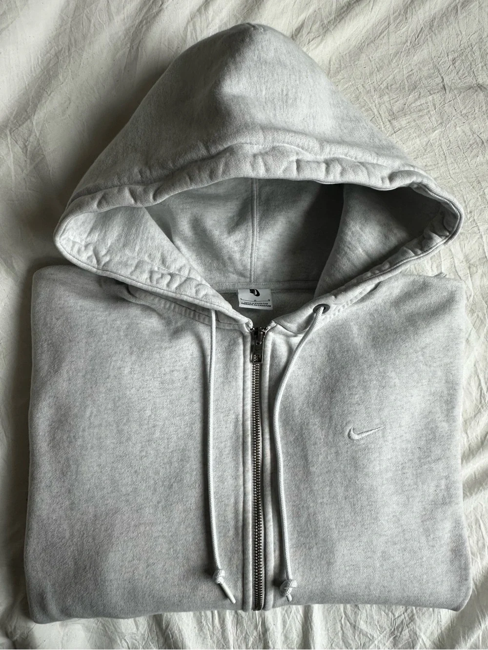 Mens Nike Solo Swoosh Full Zip fleece 🩶